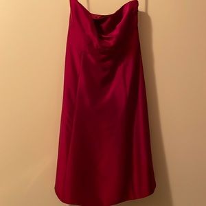Ann Taylor silk strapless dress